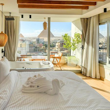Kafret el-Gabal Galaxy Pyramids View Inn מראה חיצוני תמונה