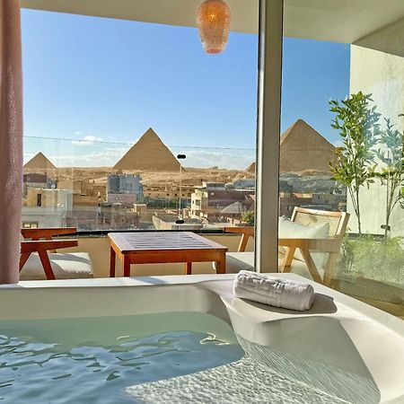 Kafret el-Gabal Galaxy Pyramids View Inn מראה חיצוני תמונה
