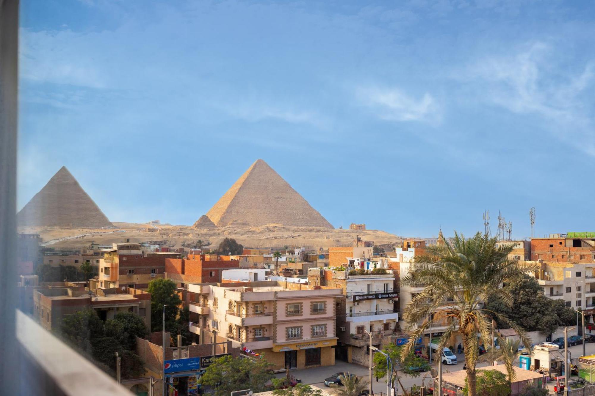 Kafret el-Gabal Galaxy Pyramids View Inn מראה חיצוני תמונה