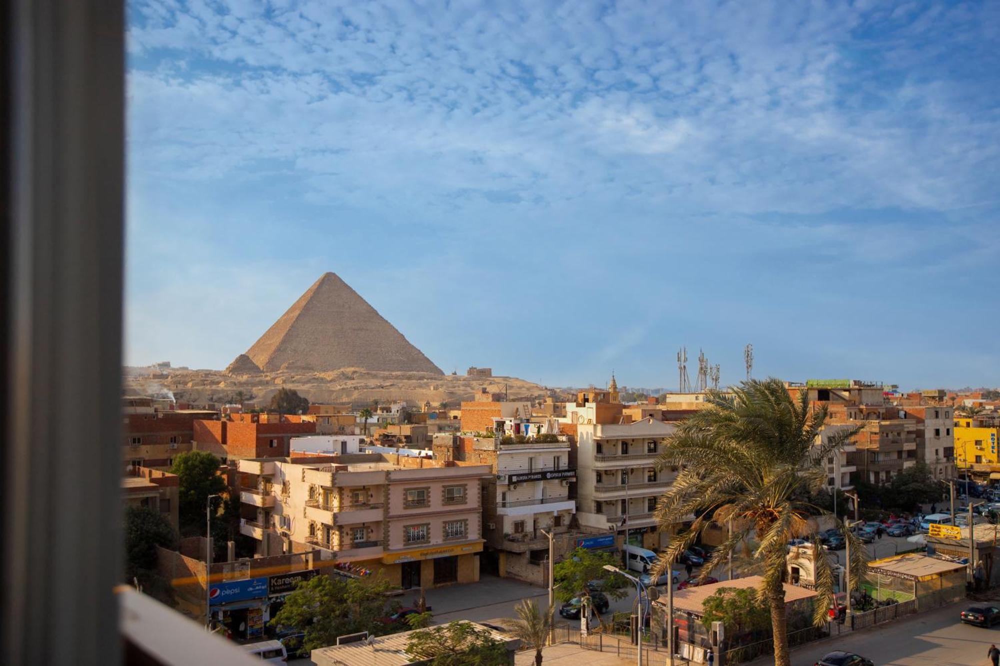 Kafret el-Gabal Galaxy Pyramids View Inn מראה חיצוני תמונה
