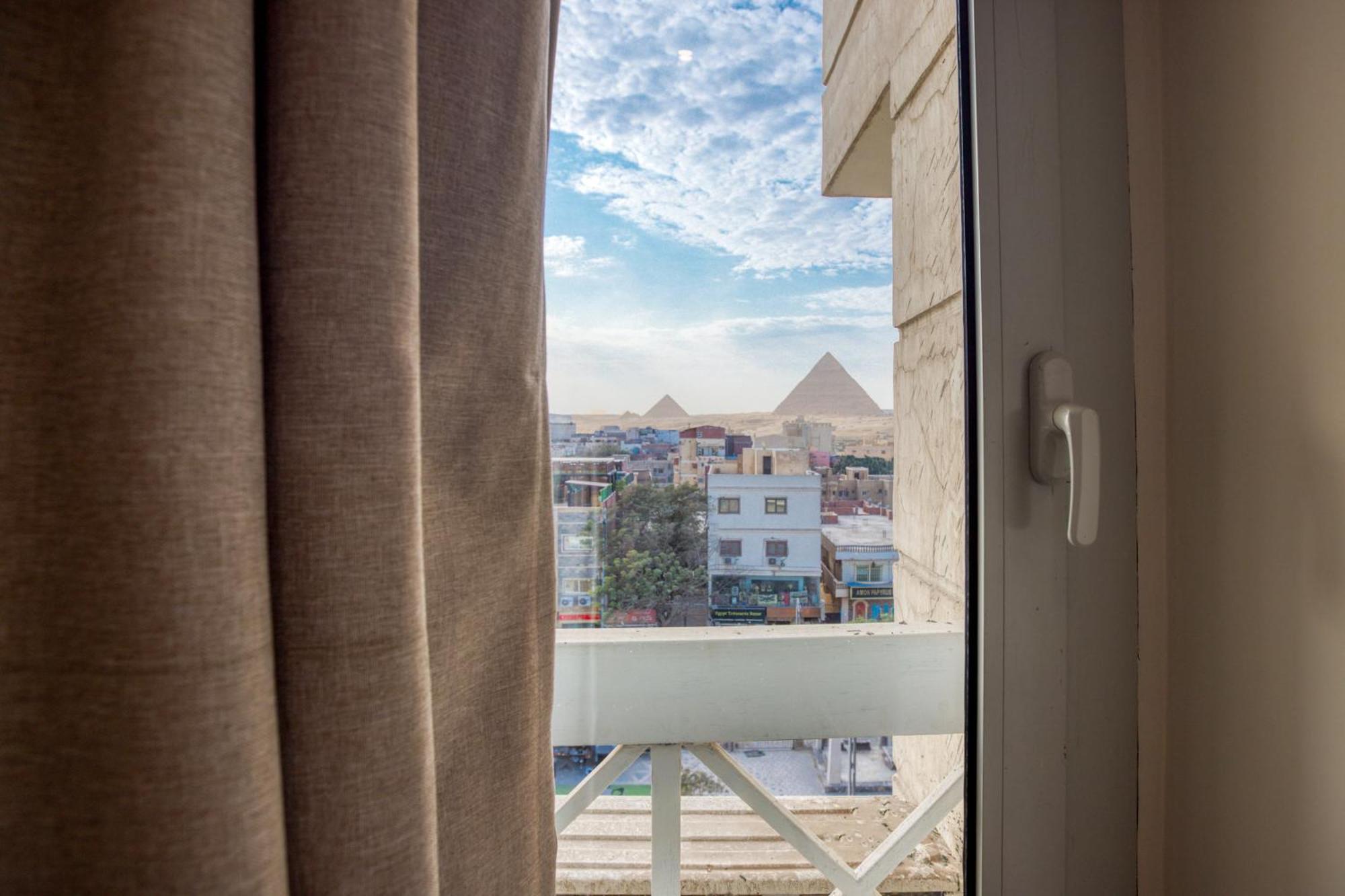 Kafret el-Gabal Galaxy Pyramids View Inn מראה חיצוני תמונה