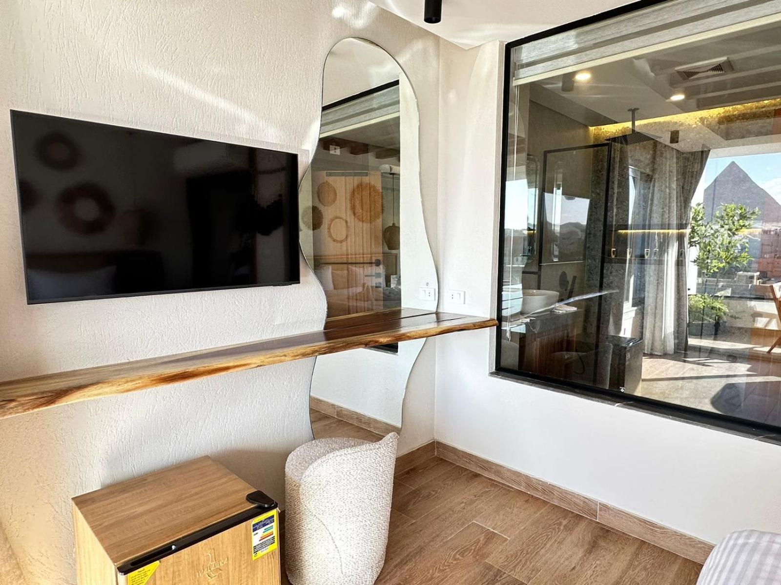 Kafret el-Gabal Galaxy Pyramids View Inn מראה חיצוני תמונה
