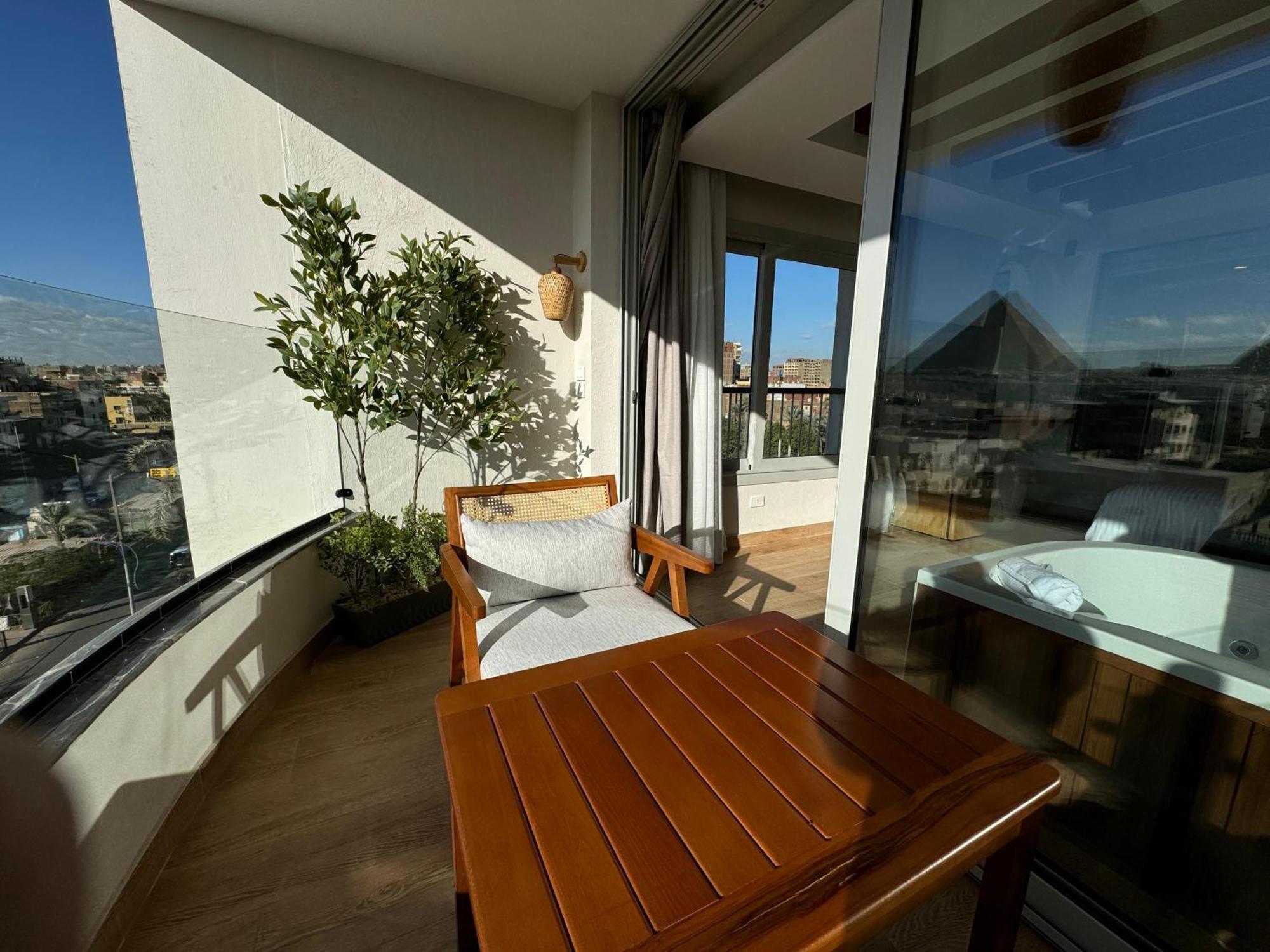 Kafret el-Gabal Galaxy Pyramids View Inn מראה חיצוני תמונה