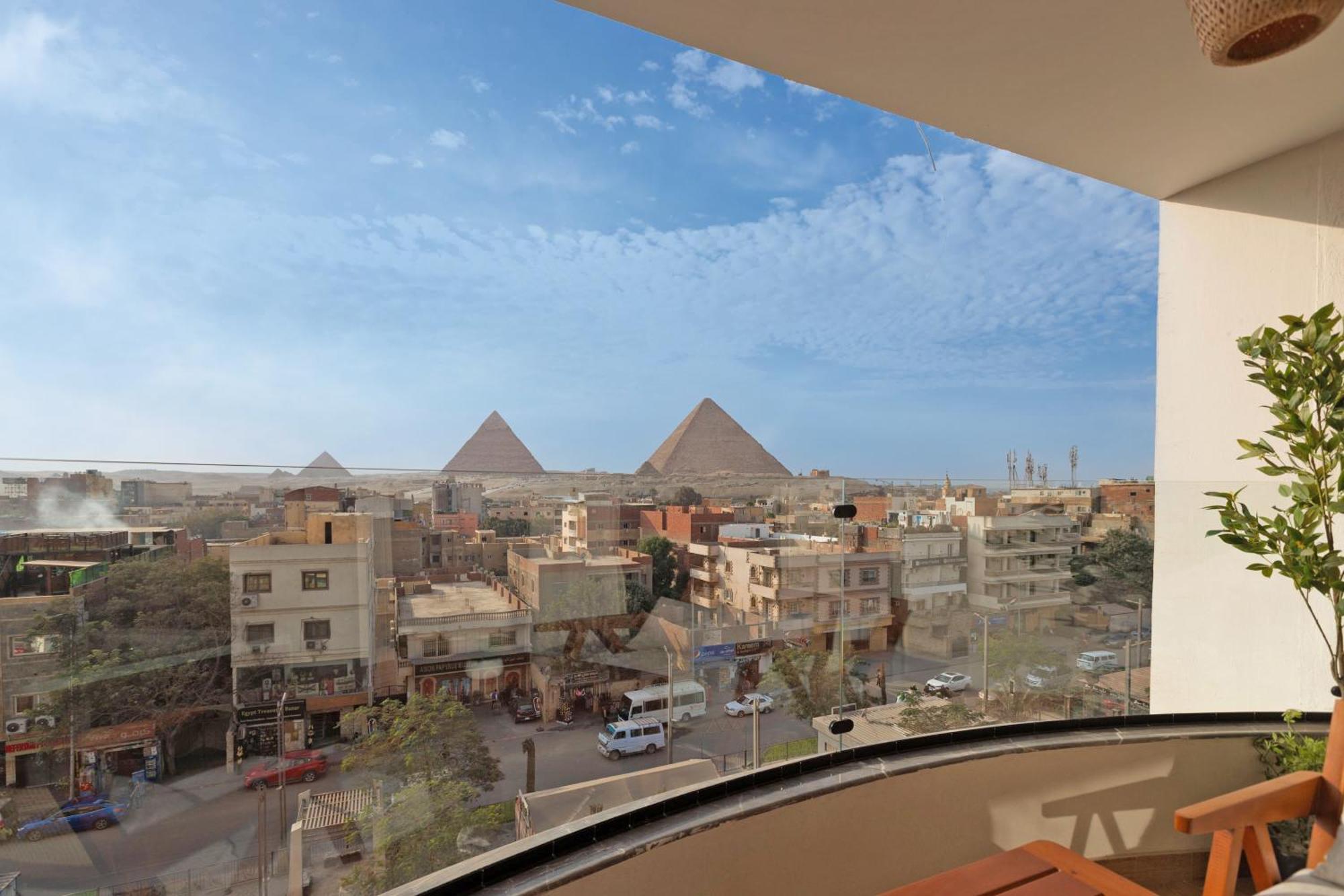 Kafret el-Gabal Galaxy Pyramids View Inn מראה חיצוני תמונה